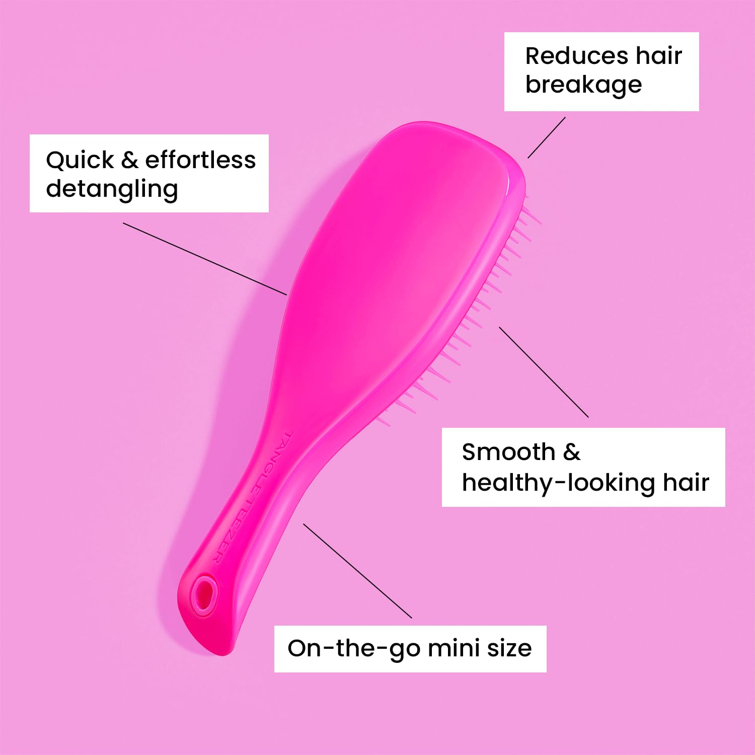 Barbie Tangle Teezer Hairbrush / Pink